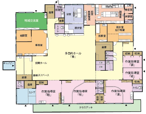 あそ～と 館内マップ