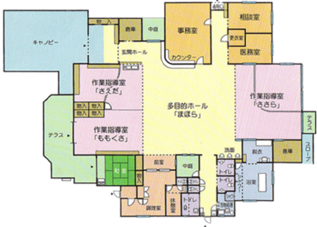 でら～と 館内マップ